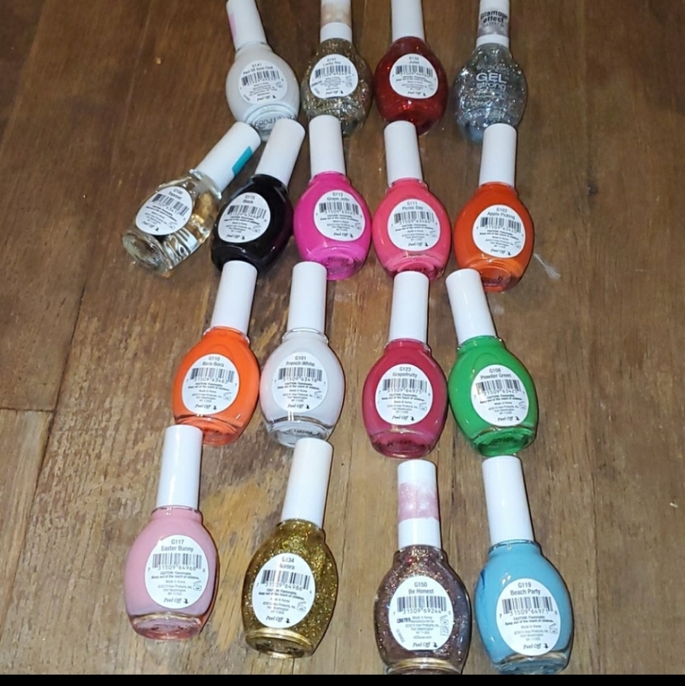 100 Bottles broadway nails gel strong NEW Nwt